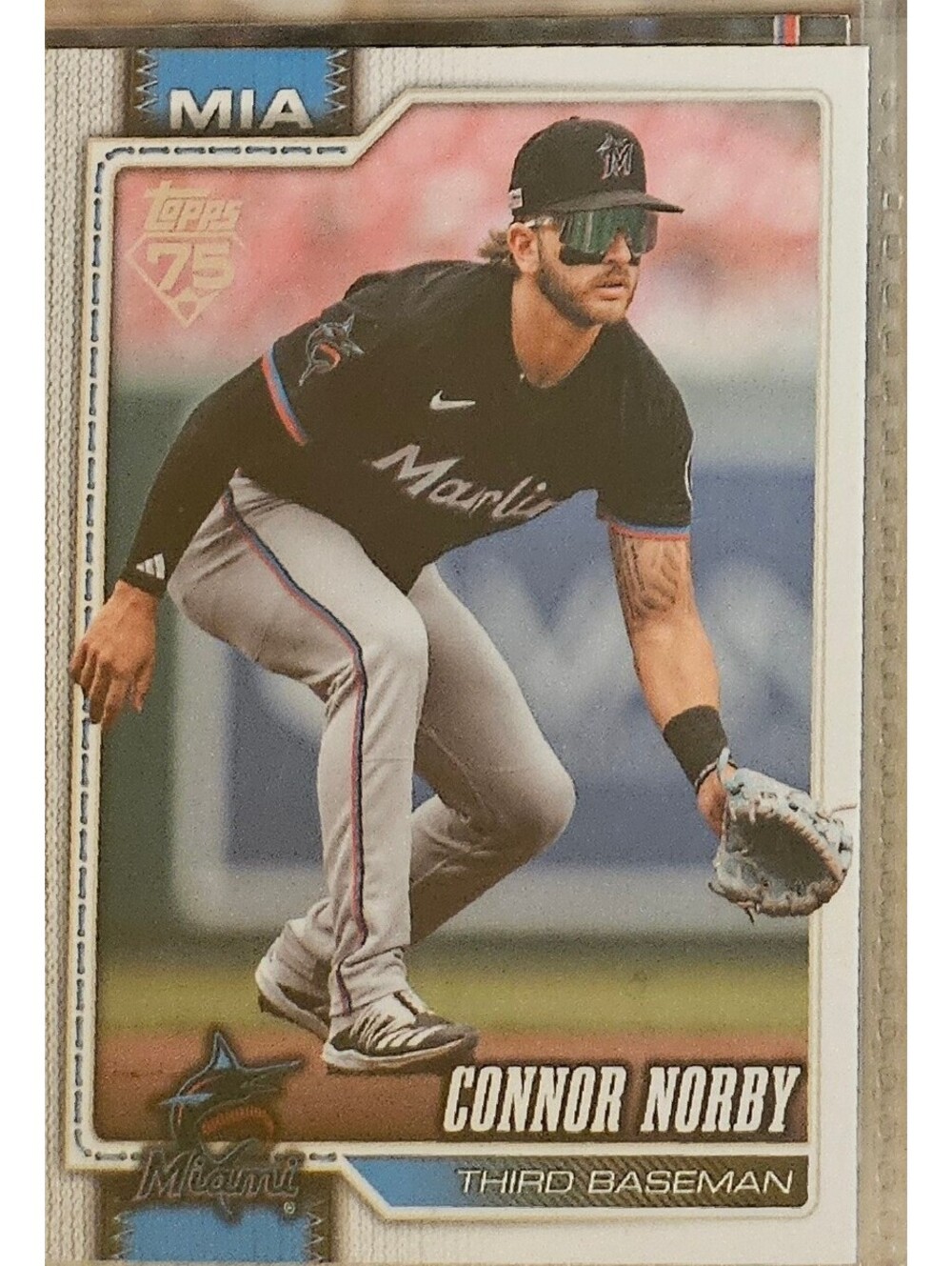 2026 Topps 75th anniversary (Series 2) #695 - Connor Norby - Miami Marlins